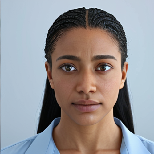 Home 8 **
Prompt: AI face reading subtle emotional cues, background showing diverse data streams, suggesting complex understanding, modern office environment.
**